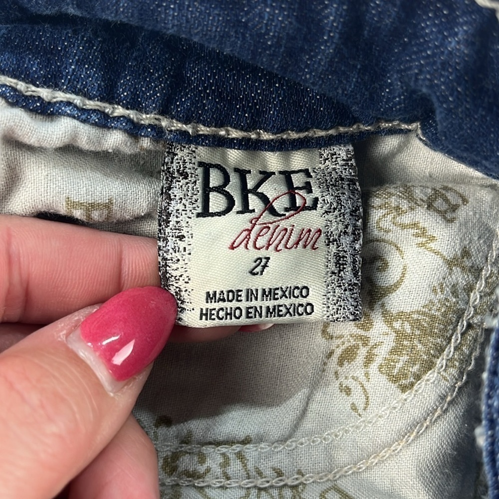 BKE Straight Leg Jeans Stella Size 27 - Picture 7 of 10